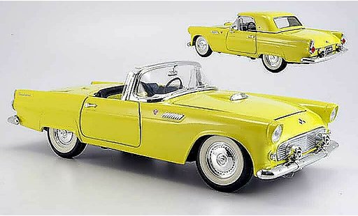 Ford Thunderbird Two-Seater 1/18 Yat Ming gelb modellautos