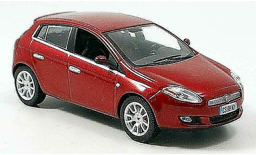 Fiat Bravo Base 1/43 Norev rot 2007 modellautos