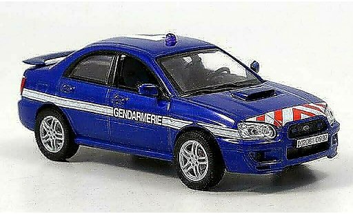 Subaru Impreza WRX 1/43 Norev Gendamerie Polizei Frankreich 2003 modellautos