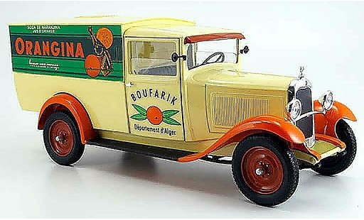 Citroen C4 1930 1/18 Solido lieferwagen orangina modellautos