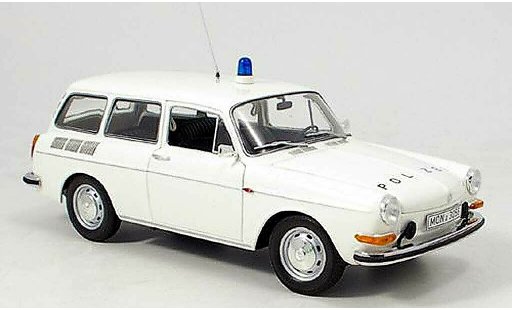 Volkswagen 1600 Variant 1/18 Minichamps l polizei 1972 modellautos