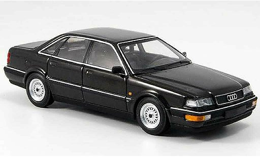 Audi V8 berline 1/43 Minichamps Quattro schwarz 1988 modellautos