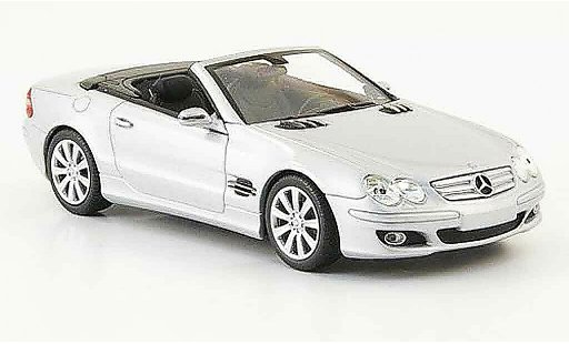Mercedes Classe SL Base 1/43 Minichamps grau metallisee 2006 modellautos