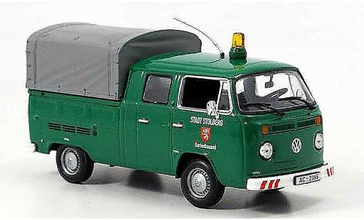 Volkswagen Combi Base 1/43 Minichamps t2 doka pritsche stadt stolberg gr&Atilde;&frac14;n modellautos