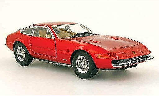 Ferrari 365 GTB/4 1/18 Hot Wheels Elite daytona rot-met. serie elite modellautos