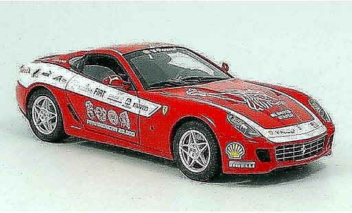 Ferrari 599 GTB 1/18 Hot Wheels Elite Pan Am rot Touring modellautos