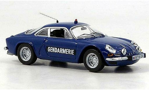 Alpine A110 rallye 1/43 Minichamps Gendarmerie Polizei (F) 1971 modellautos