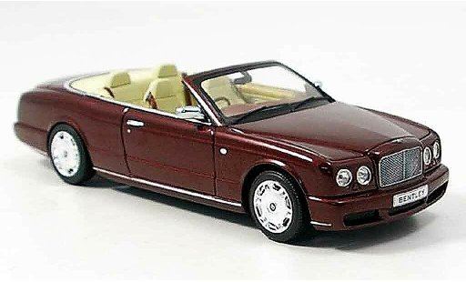 Bentley Azure cabriolet 1/43 Minichamps Cabrio rot 2005 modellautos