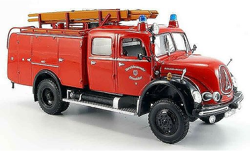 Magirus TLF 16 Merkur 1/43 Minichamps A pompier Dusseldorf modellautos