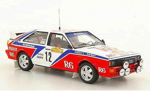 Audi Quattro rallye 1/43 Trofeu No.6 M.Cinotto / E.Radaelli Rally San Remo 1982 modellautos
