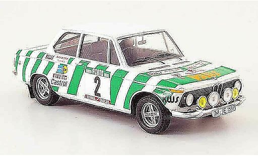 Bmw 2002 tii 1/43 Trofeu No.2 Warmbold Davenport Rally Portugal 1975 modellautos