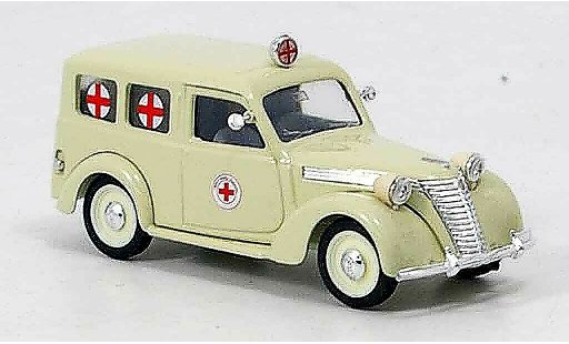 Fiat 1100 Ambulanza 1/43 Brumm Ambulanz rotes Kreuz modellautos
