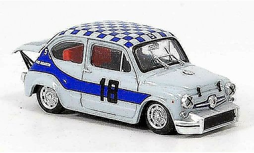 Fiat Abarth 1000 Berlina Corsa 1/43 Brumm No.18 4h Monza 1968 modellautos