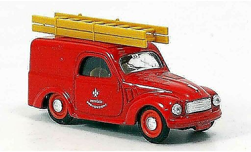 Fiat 500 C 1/43 Brumm Lieferwagen pompier Italien 1949 modellautos