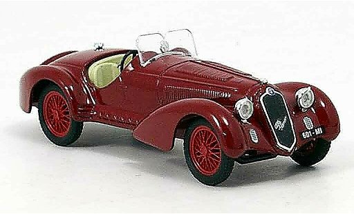 Alfa Romeo 8C 2900 b mm roadster 1/43 Brumm rot 1938 modellautos