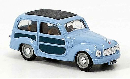 Fiat 500 C 1/43 Brumm Belvedere blau 1951 modellautos