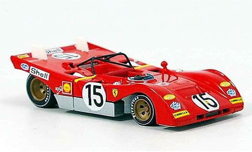 Ferrari 312 PB 1/43 Brumm no.15 ickx 1000km monza 1971 modellautos