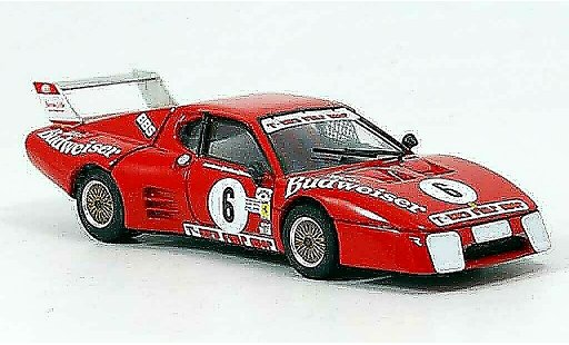 Ferrari 512 BB 1/43 Brumm no.6 wollek daytona 1982 modellautos