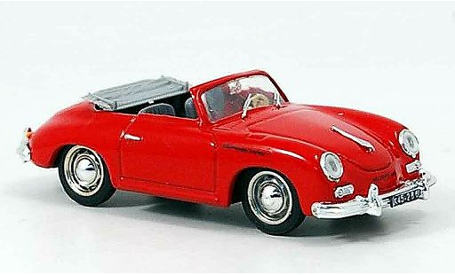 Porsche 356 1952 1/43 Brumm A Cabrio rot modellautos