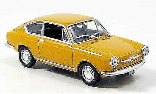 Seat 850 Coupe 1/43 Norev gelb 1967 modellautos