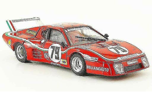 Ferrari 512 BB LM 1/43 Brumm no.79 bellancauto 24h le mans 1980 modellautos