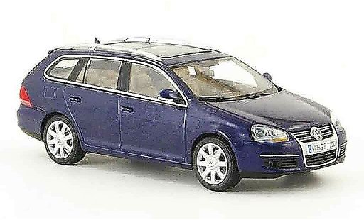 Volkswagen Golf Variant 1/43 Autoart met blau 2007 modellautos