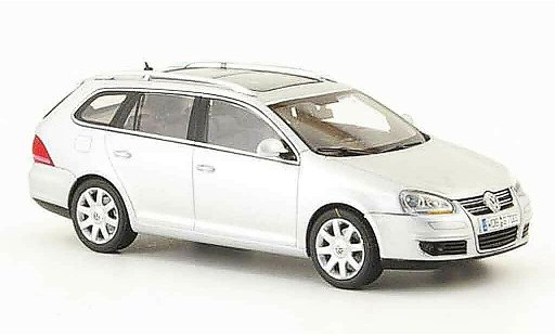 Volkswagen Golf Variant 1/43 Autoart met grau metallisee 2007 modellautos