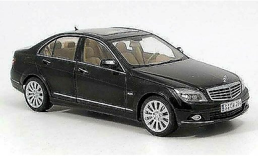 Mercedes Classe C Base 1/18 Autoart (W204) schwarz Elegance modellautos