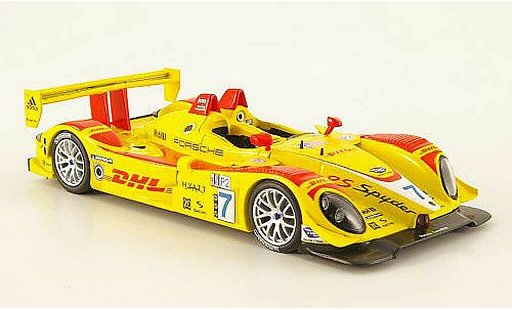 Porsche RS Spyder 1/43 Minichamps No.7 DHL ALMS GP Long Beach 2007 modellautos