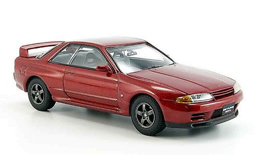 Nissan Skyline R32 1/43 Kyosho GTR rot modellautos