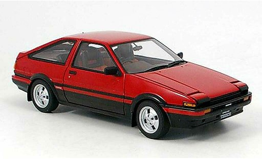 Toyota Trueno AE86 1/18 Autoart ae trueno rot modellautos
