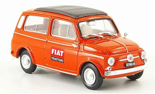 Fiat 500 Giardiniera 1/43 Brumm Trattori 1960 modellautos