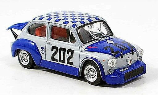 Fiat Abarth 1000 Berlina Corsa 1/43 Brumm TCR No.202 Bondone 1970 modellautos