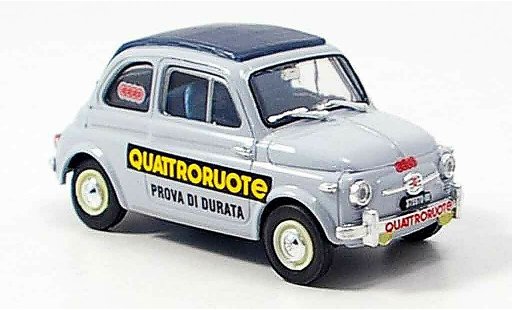 Fiat 500 Nuova 1/43 Brumm Prova Di Durata Quattroroute 1958 modellautos