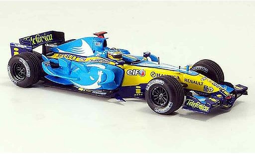 Renault F1 2006 1/43 Minichamps team r26 alonso gp frankreich modellautos