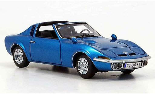 Opel GT Aero Base 1/43 Neo blau 1969 modellautos