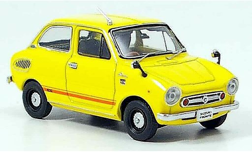 Suzuki Fronte SS 1/43 Ebbro gelb 1968 modellautos