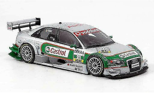 Audi A4 dtm 1/43 Minichamps Castrol Ickxl 2007 modellautos