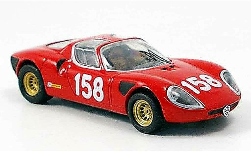 Alfa Romeo 33.2 prototipo 1/43 M4 1967 no. 158 a.fischhaber friburg modellautos