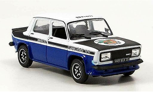 Simca 1000 Rallye 2 SRT 1/43 Norev 2 weiss/schwarz 1977 modellautos