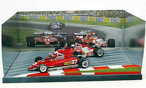 Ferrari 126 CK 1/43 Brumm turbo villeneuve pironi duell modellautos