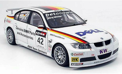Bmw 320 WTCC 1/18 Autoart E90 si no.42 j.muller 2006 modellautos
