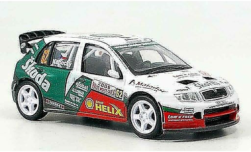 Skoda Fabia WRC 1/43 Abrex evo ii no.62 kopecky modellautos