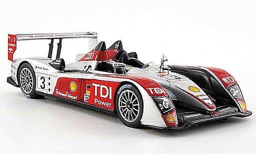 Audi R10 course 1/43 Spark 2007 TDI Sport No.3 24h Le Mans modellautos