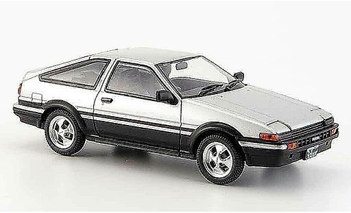 Toyota Trueno AE86 1/43 Ebbro sprinter grau metallisee schwarz modellautos
