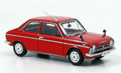 Subaru FF Base 1/43 Ebbro 1 1100 rot 1969 modellautos