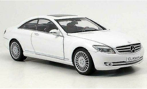 Mercedes Classe CL Base 1/18 Autoart (c 216) weiss 2006 modellautos