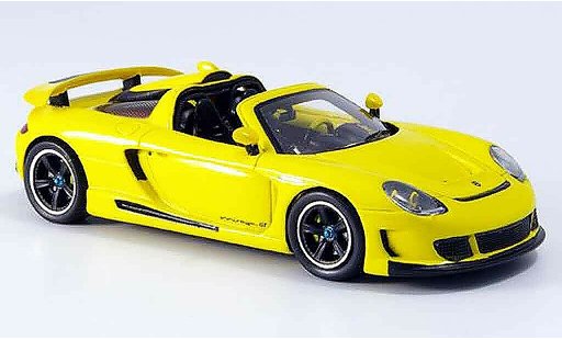Gemballa Mirage GT 1/43 Spark gelb 2007 modellautos