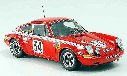 Porsche 911 S 1/43 Spark S No.34 Le Mans 1971 modellautos