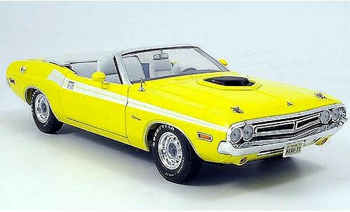 Dodge Challenger 1971 1/18 Greenlight cabrio gelb modellautos